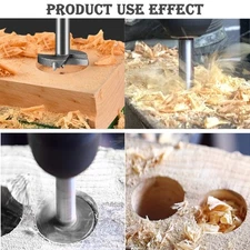  3" Steel Forstner Drill Bit, Woodworking Hole Saw Boring Drill Bits Carbide Woo