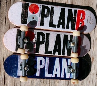 Vintage Tech Deck Plan B 3pc Lot - Ryan Sheckler Pro Models + Team Logo Lot-C