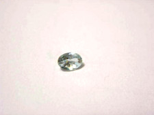 Aquamarine gemstone all natural Brazil faceted 6x4mm oval 1/2 carat