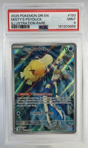 Misty's Psyduck graded PSA 9 for sale on eBay