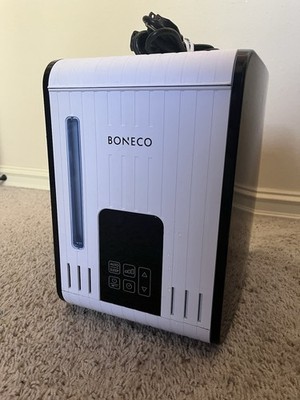 BONECO S450 Large Room Digital Steam Humidifier - With Power Cord and Water Tank