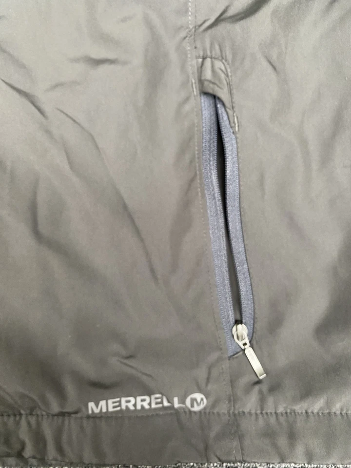 Merrell Softshell Jacket Olive Green Men’s Size M Full Zip Outdoor Hike - Image 3 of 4