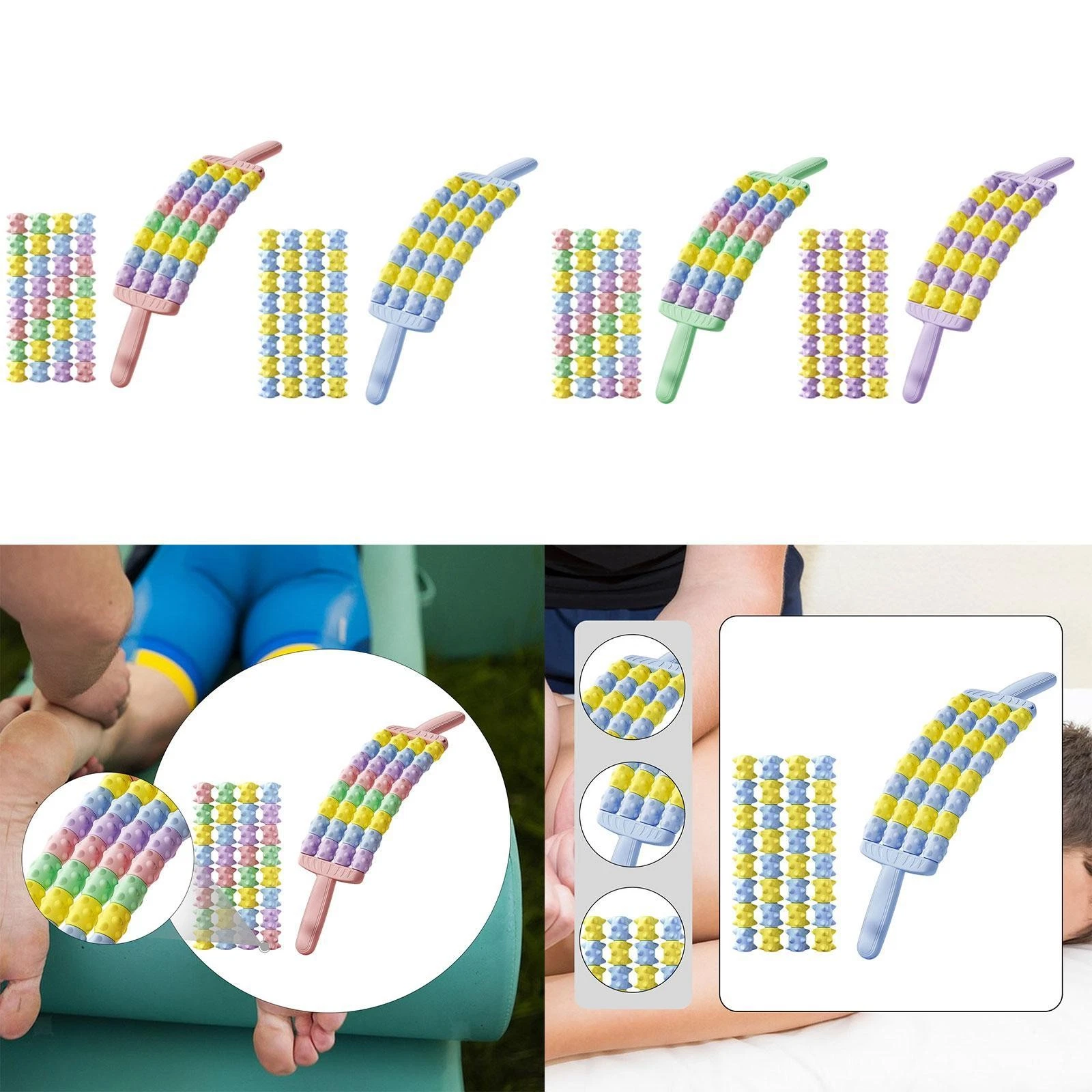 Massage Roller Equipment Muscle Rollers Stick for Workout Fitness Legs