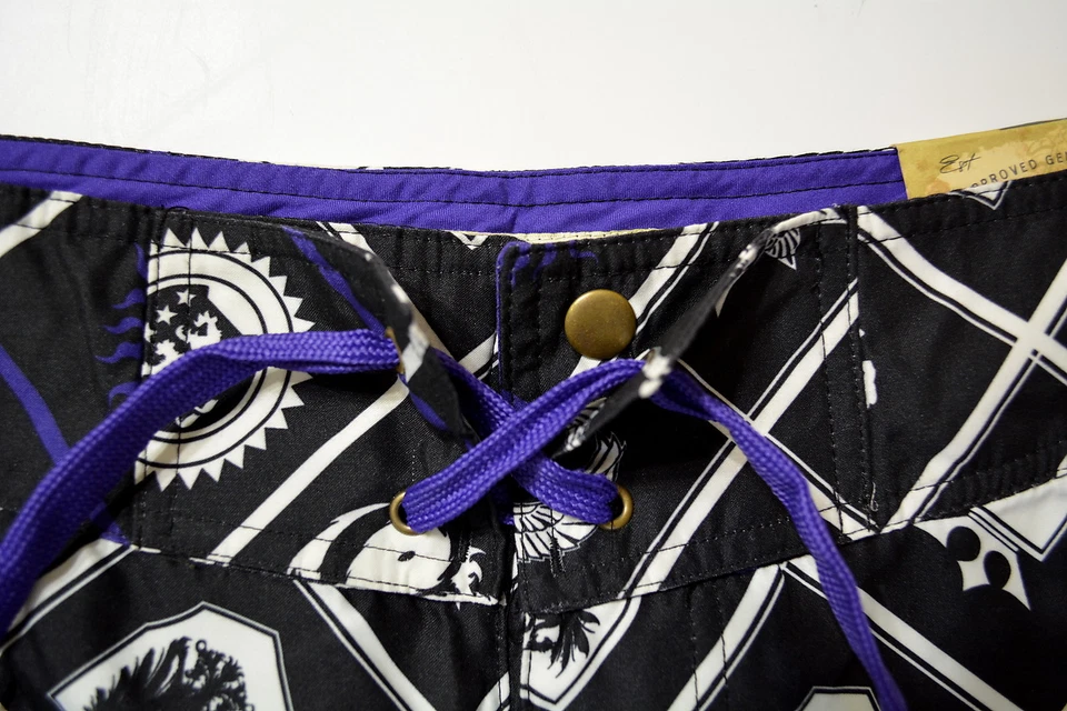 Pantalones Cortos American Rag Hombres Negros Urban Board/Surf con Bolsillos Laterales Precio de venta sugerido por el fabricante 34 $ Foto 3 de 4