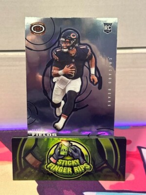 JUSTIN FIELDS 2021 Panini CHRONICLES DYNAGON RC D-3 [SILVER PRIZM]-CHICAGO BEARS