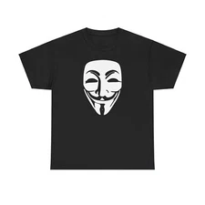 Anonymous Hacker Activist Unisex Tee, Cyber Activism Vintage T-Shirt, Anarchic