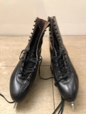 Mens Size 10 SP Teri Black Ice Figure Skates MK Professional Blades Adult JBT