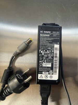 Lenovo ThinkPad Netzteil 65 Watt runder Stecker inkl. Stromkabel