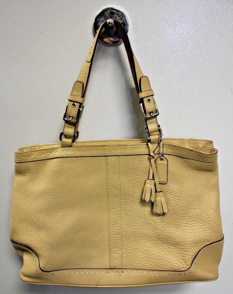 Coach 5749 Soft Pebble Leather Tote Bag