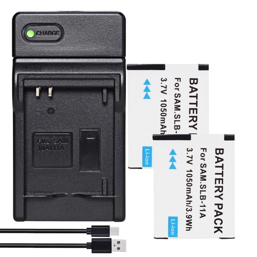 SLB-11A Batter or Slim USB Charger for Samsung ST5000 ST1000 HZ50W HZ35W HZ30W - Picture 37 of 52