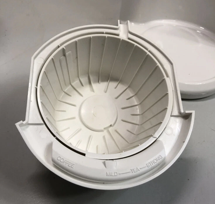 "Tetera helada West Bend de 2 cuartos 6050 tapa blanca verde 13"" de alto x 9"" de ancho" Foto 4 de 4