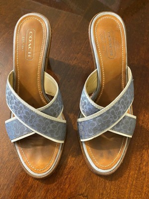 coach slides blue
