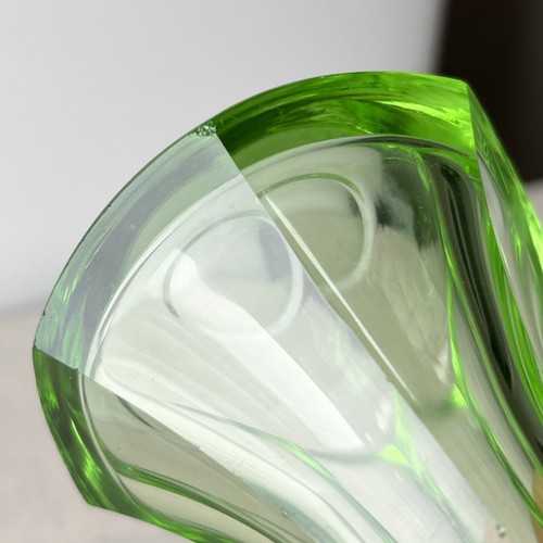 MOSER Hoffman Faceted Art Glass Crystal Vase Art Deco Geometric Cubism - 第 4/11 張圖片