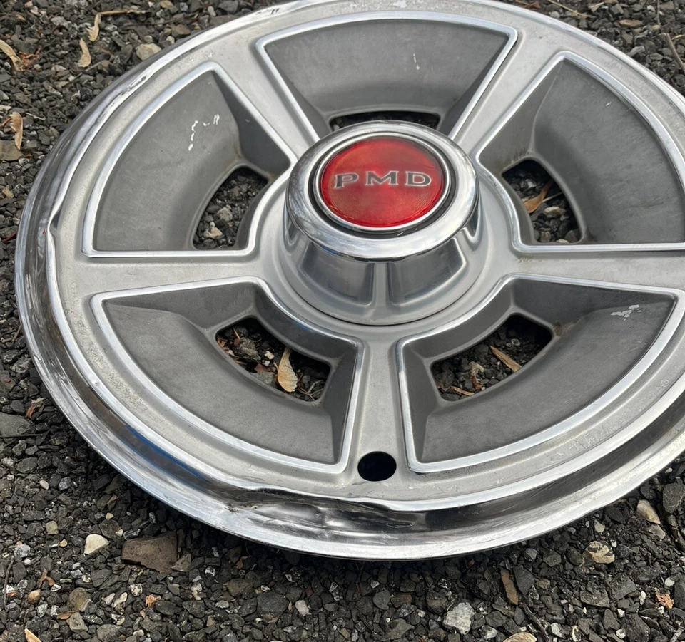 Pontiac Tempest 1969 1970 14" cubierta de rueda tapacubos Lemans Firebird PMD OEM Foto 3 de 4