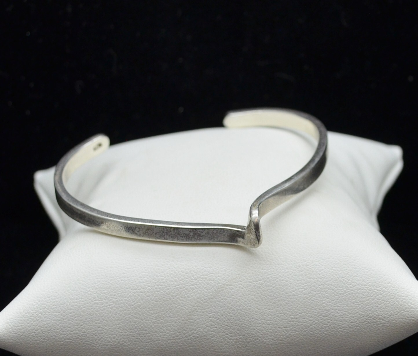Sterling Silver Unique Twisting Cuff Bracelet #FM… - image 1