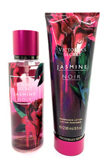 Victoria's Secret JASMINE NOIR Mist  Lotion Set - RED JASMINE  FORBIDDEN APPLE