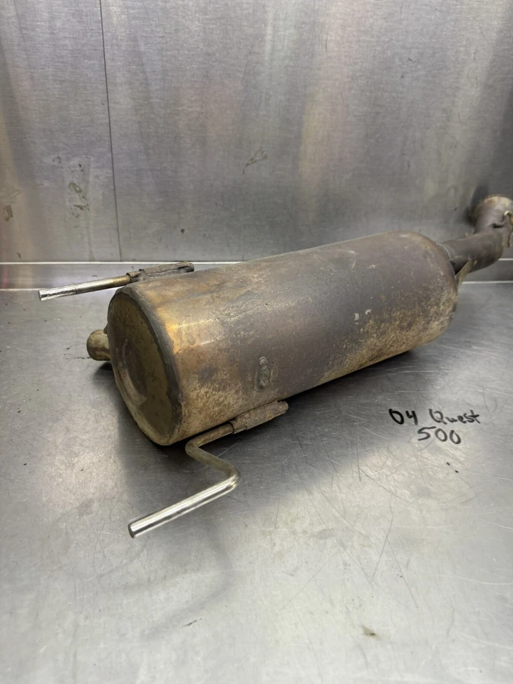 2003 04 05 02 Can-Am Bombardier Quest 500 Exhaust Muffler & Pipe 707600225 - Image 2 of 4