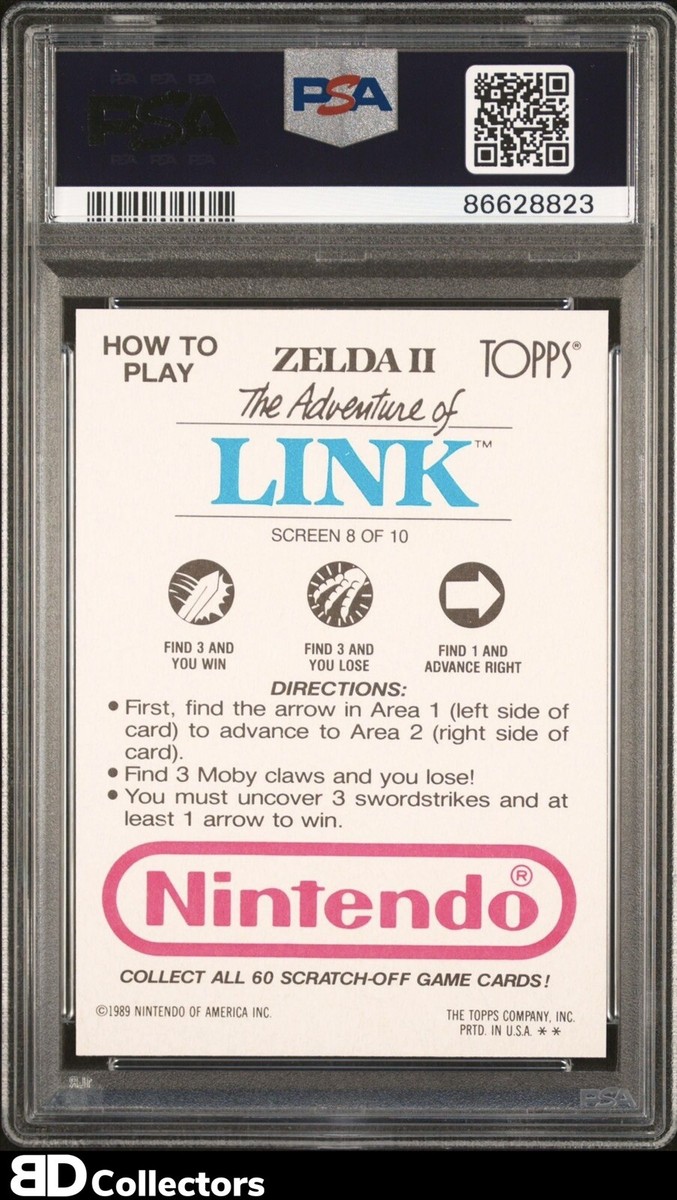 任天堂 - s-a-ja 1989 Topps Nintendo Trading Card Game SEALED Wax Pack Zelda