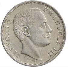 Vittorio Emanuele III 1 Lira Aquila Sabauda (1901 1907) Vedi Tendina