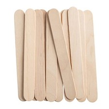100 Pack 6 Inch Jumbo Wooden Craft Sticks Popsicle Sticks for DIY Crafts Arts