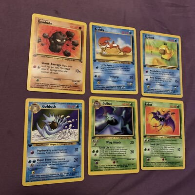 1st edition pokemon cards ebay Pokemon Cards - First GEN BASE SET RARES, PROMOS & TRAINERS TCG OUT OF PRINT