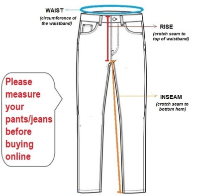 Rise Measurement Jeans To Measure Waist Size Jeans Waist Waist