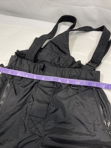 Kids Juniors Obermeyer Ski Radical Snow Pants Convertible Bibs: Size 10 - Black - Picture 12 of 14