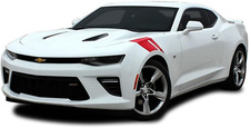 Fits 2019-2024 Chevy Camaro Lemans Hood Fender Hash Stripes Vinyl Graphic Decal
