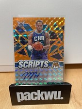 2020 Panini Mosaic - PJ Washington Jr Orange Scripts Auto #SC-PJW MAVERICKS