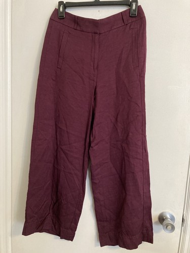 Loft Women's Pants Burgundy Size 2T High Rise Pants #22 - 第 1/8 張圖片