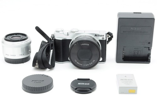 Nikon 1 J5 20.8 MP Mirrorless Digital Camera w/ Double Lens from JAPAN #403 - Picture 12 of 12