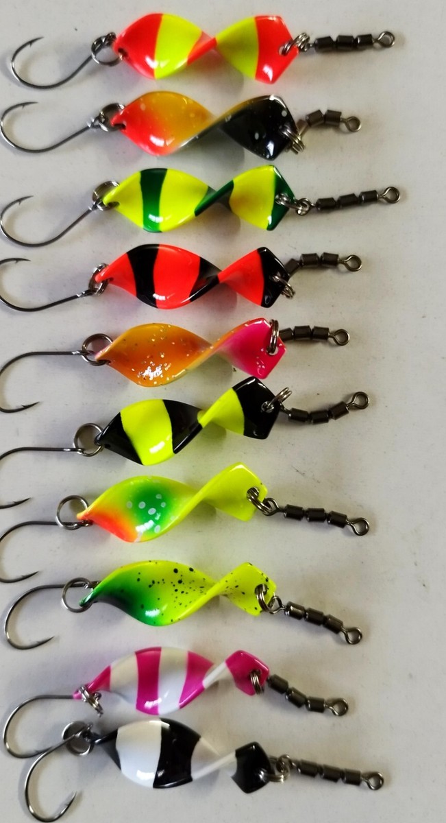 Mini Cucchiaio Esche Da Pesca Esca Con Paillettes In Metallo - Foto 4