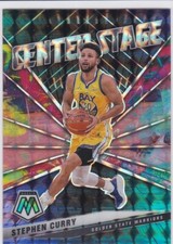 STEPHEN CURRY Steph Basketball RARE PRIZM $$ VARIATION Mosaic Center Stage Card