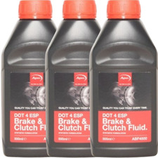 Apec DOT 4 Brake & Clutch Fluid Premium Performance Synthetic Corrosion 500ml x3 12.53 per litre