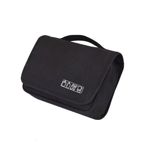 Waterproof Portable Travel Toiletry Bag for Men & Women - Black