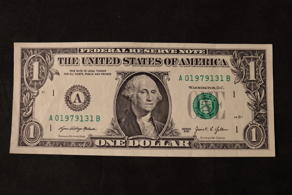 [JAN 31, 1979] ONE DOLLAR FANCY BIRTHDAY NOTE  SN  A 01979131 B - Image 2 of 3