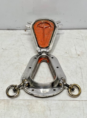 Par de ventanas antiguas de ojo de buey de aluminio de barco antiguo de monta... - Imagen 2 de 11