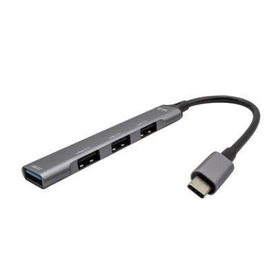 i-tec USB-C Metal HUB 1x USB 3.0 + 3x USB 2.0 Kompatibel mit USB-C / Thunderbolt