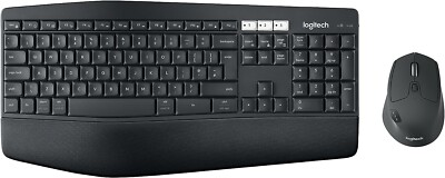 Logitech MK850 Multi-Device Kabellose Tastatur & Maus Combo Handballenauflage UK