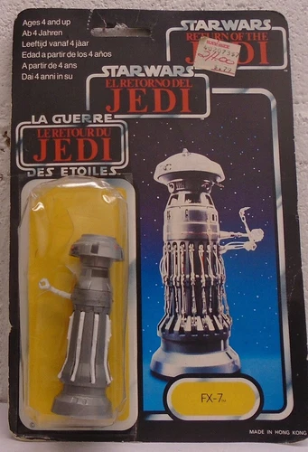 Star Wars ROTJ Palitoy FX-7 Medical Droid Tri-Logo Card Sealed Vintage 1983 MOC