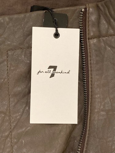 7 For All Mankind - Leather Moto Jacket Size M - Picture 12 of 15