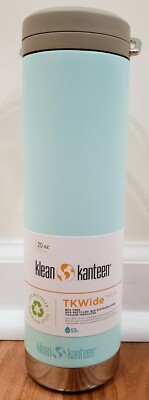 Klean Kanteen 20oz TKWide Insulated Vacuum Stainless Steel Bottle Twist StrawCap
