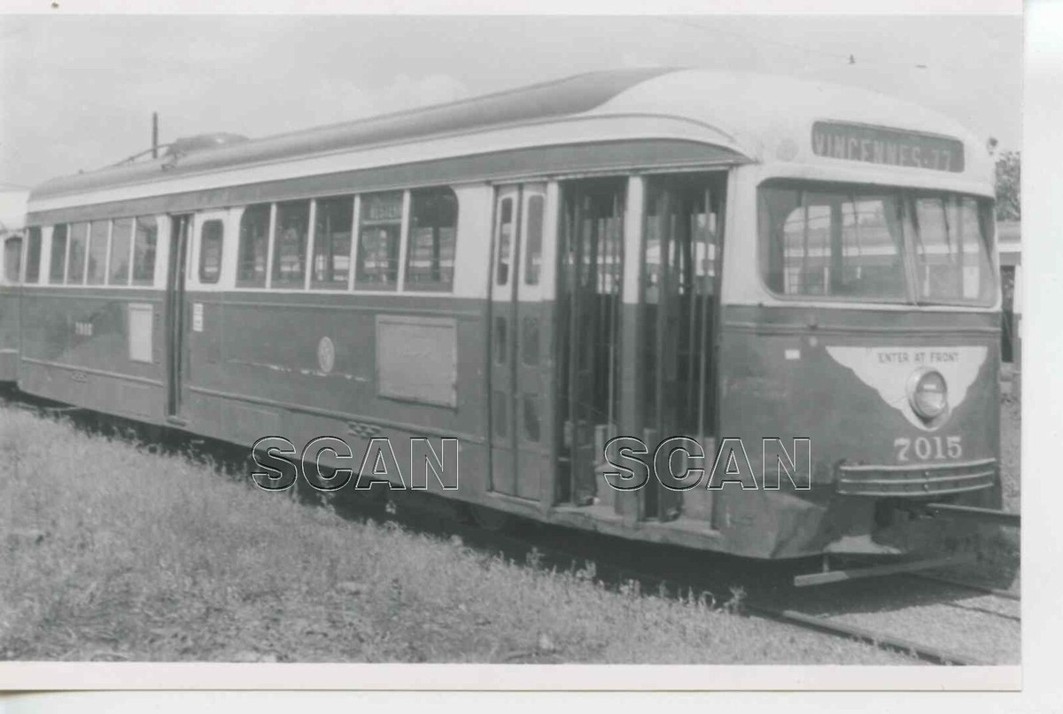 シカゴ 2008-2009年版 9F912 RP 1940s/50s CHICAGO TRANSIT AUTHORITY STREET RAILWAY CAR