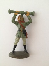 379/Hausser Elastolin personaggio cannone antiaereo comando 7,5 cm originale del 1938/OTTIMO!