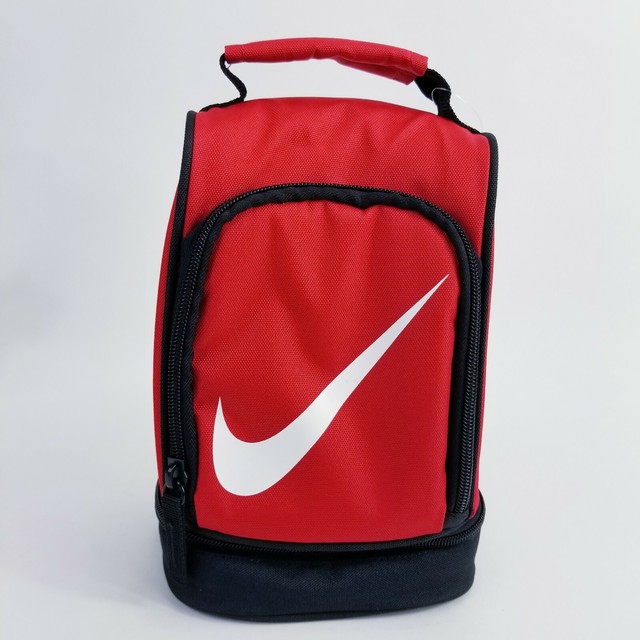 red nike lunch box