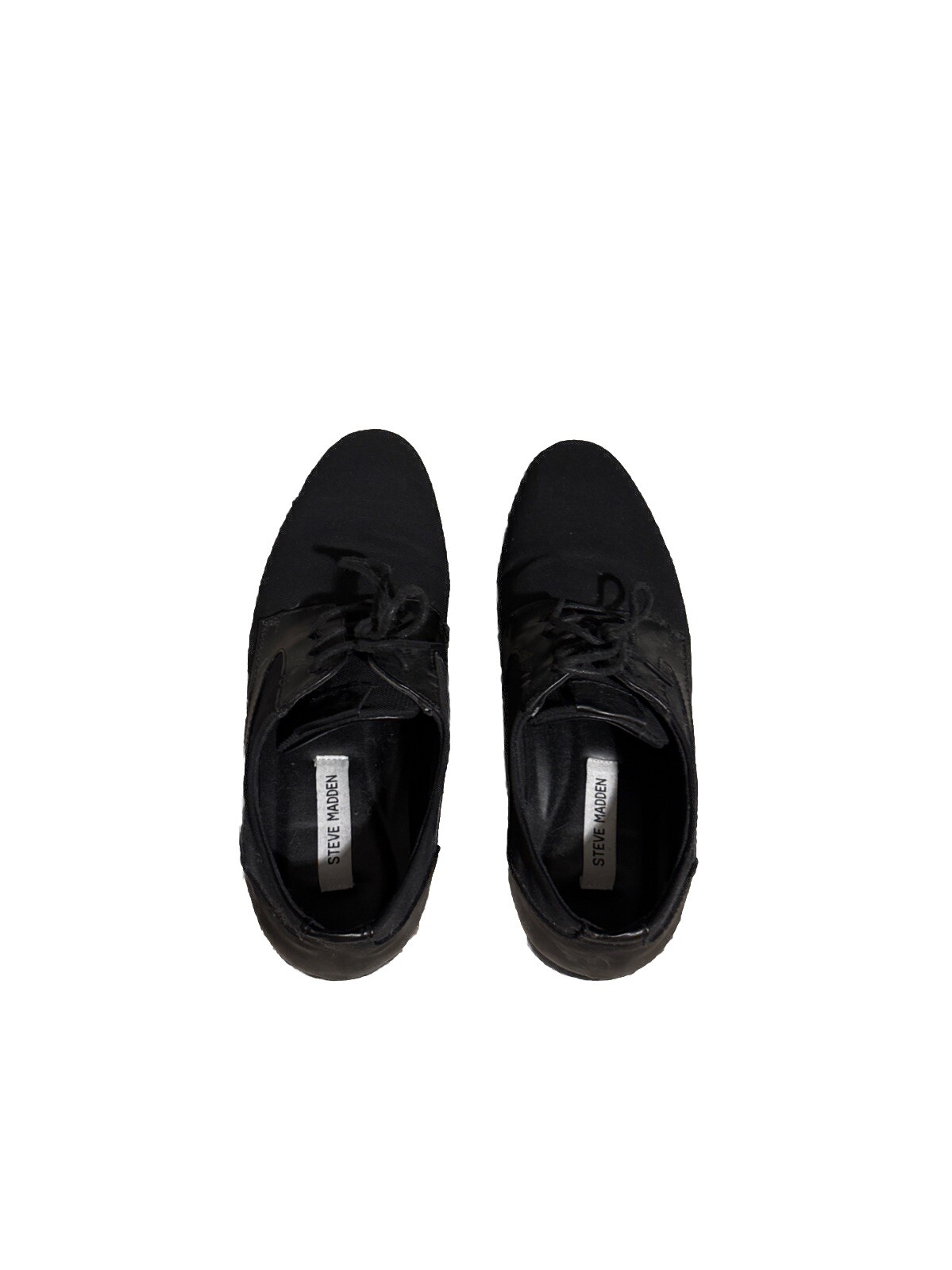 STEVE MADDEN Black Leather Men&rsquo;s Size 10 M Bowling Style Shoes