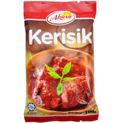 Akasa Kerisik Kelapa / Coconut Paste (100 g x 3 packs) suitable for rendang.