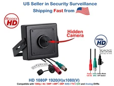 1080p HD TVI CVI AHD Security Camera with 3.7mm Pinhole Lens wide angle analog