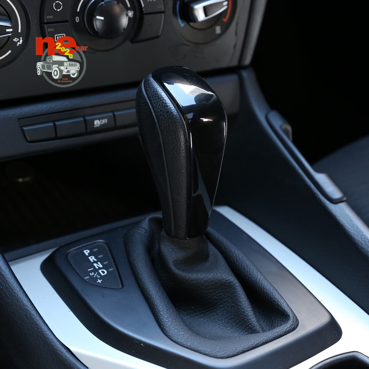For BMW 1/3 Series X1 E90 E91 E92 E93 E87 Gloss Black Gear Shift