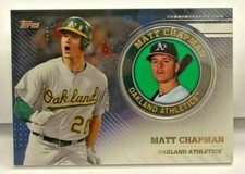 Matt Chapman 2020 Topps Series 2 Commemorative Coin Player Medallion Relic SP